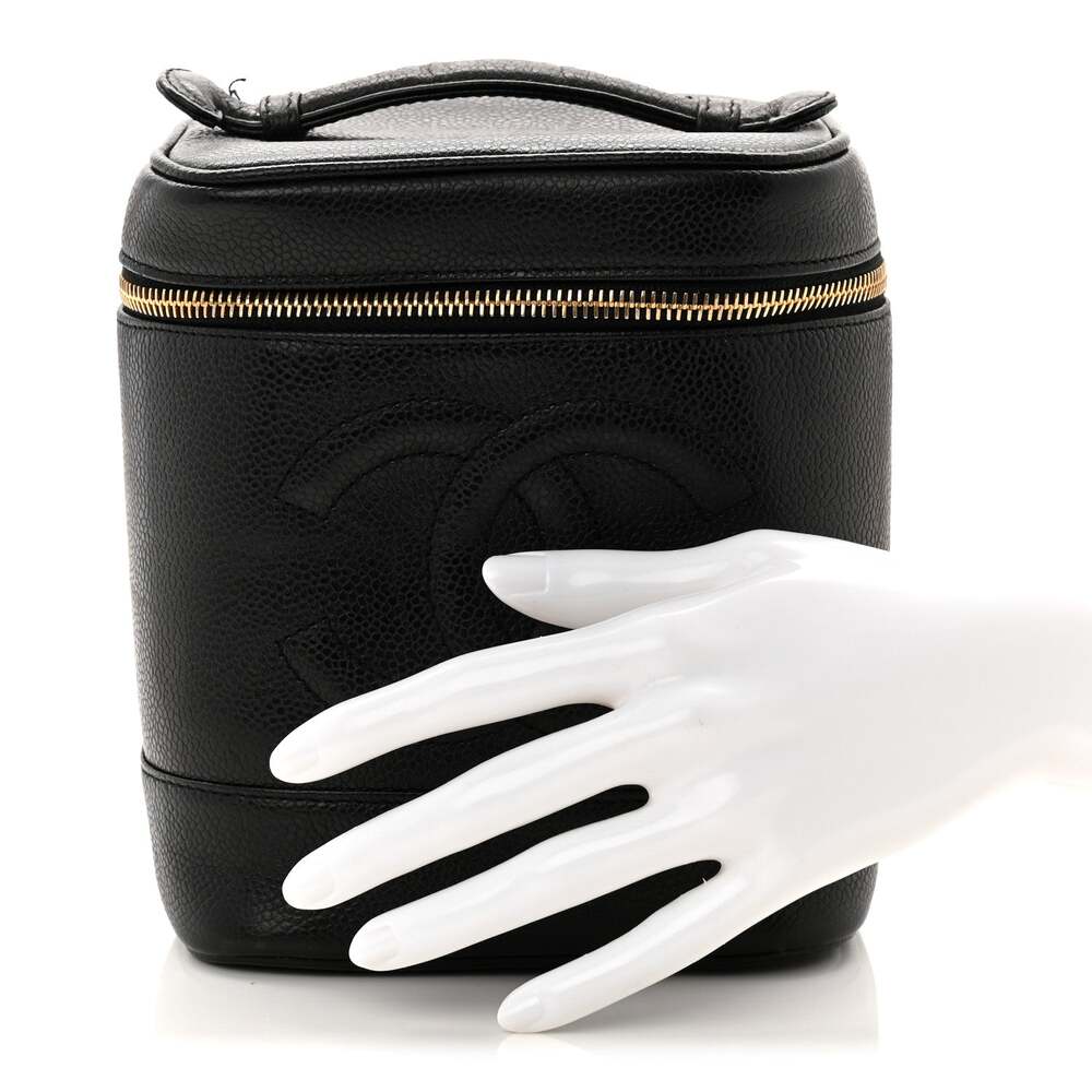 Chanel Caviar Vanity Cosmetic Case #236223C13B - Picture 2 of 11